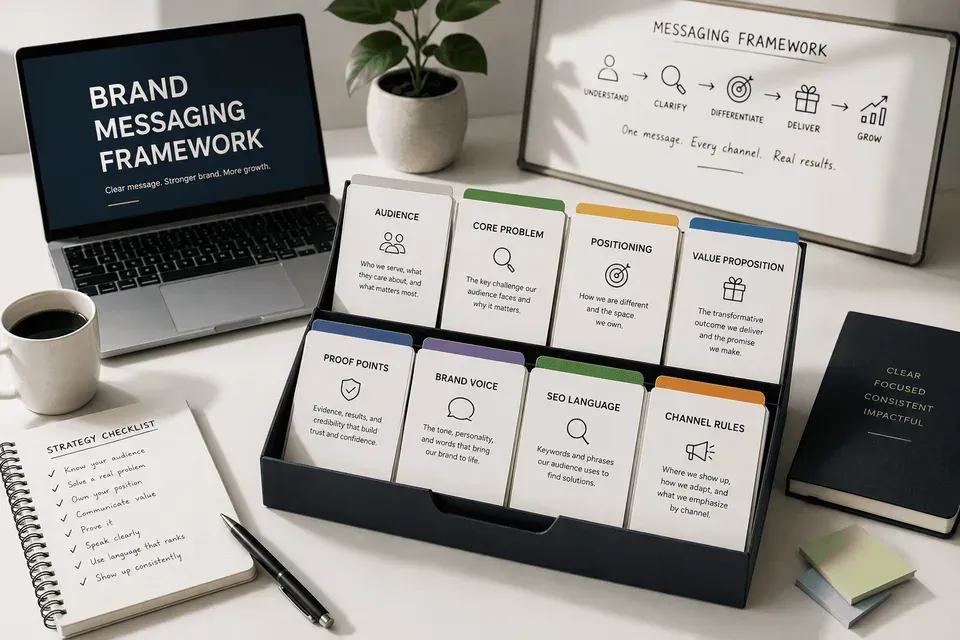 brand messaging framework template