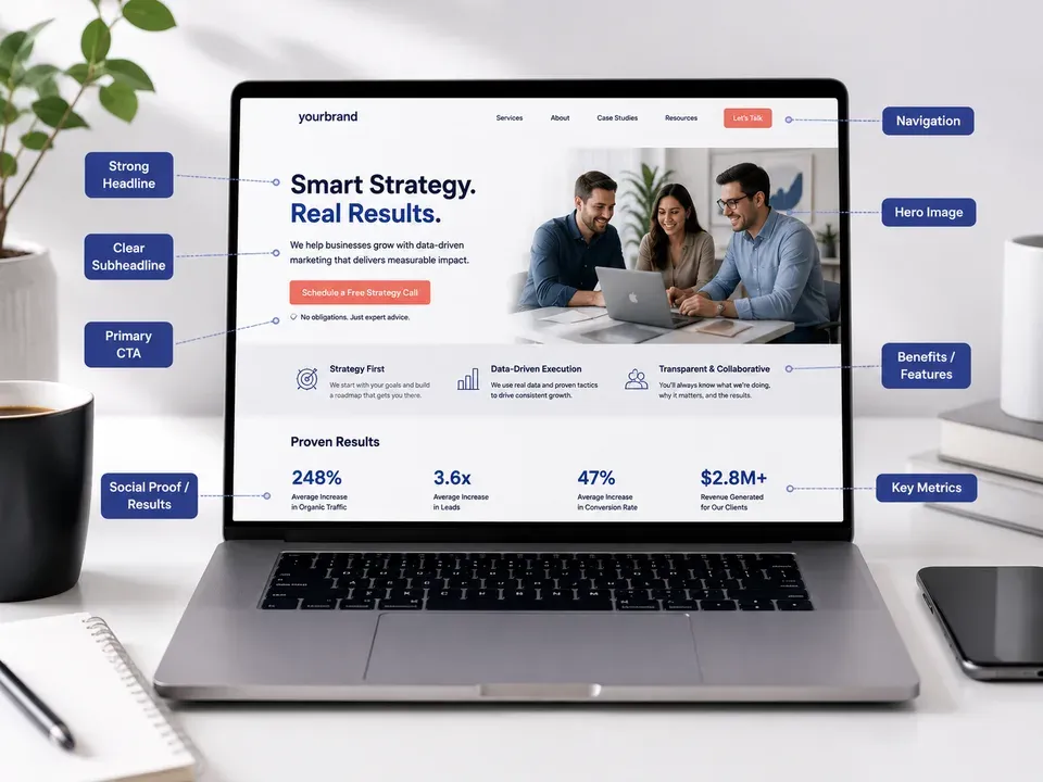 high converting landing page