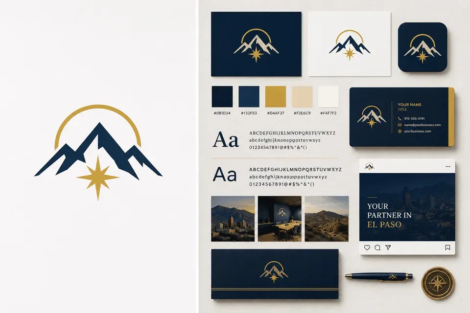 logo design vs visual identity system