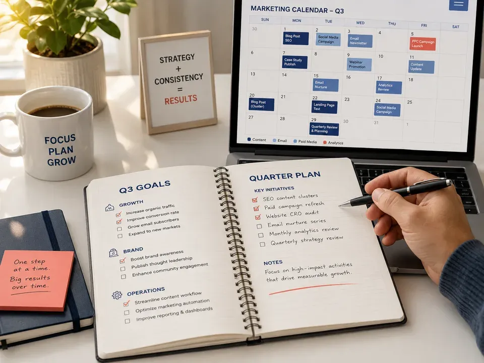 Q3 marketing checklist