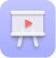 Content strategy presentation icon