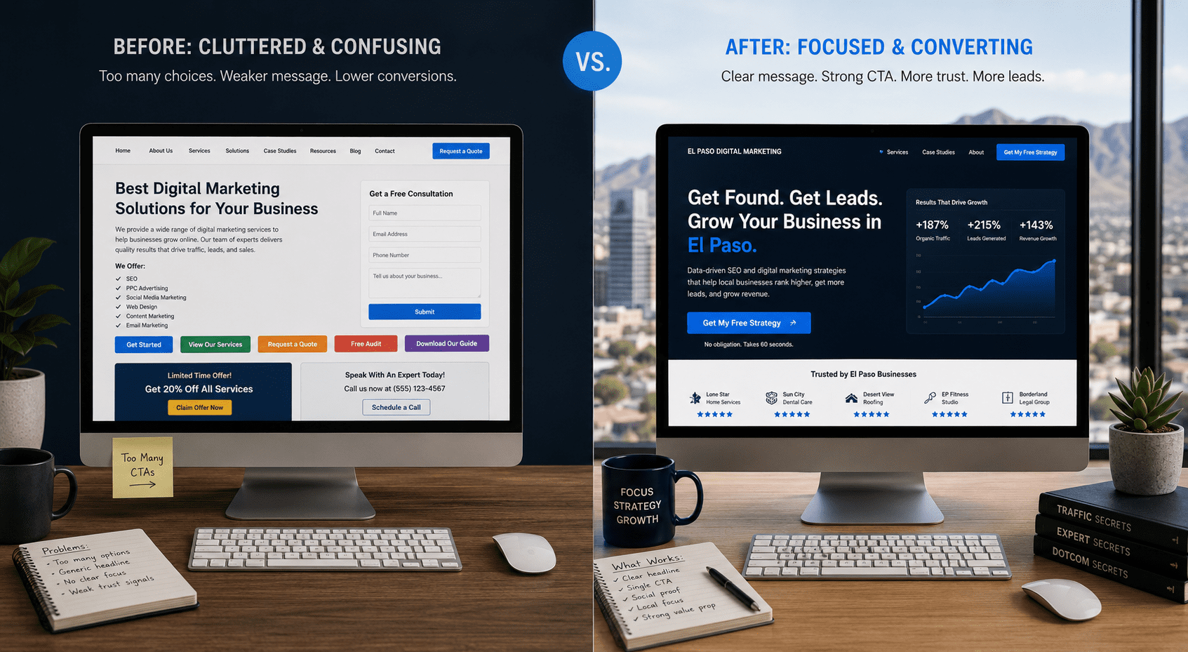 conversion focused landing page examples 2026