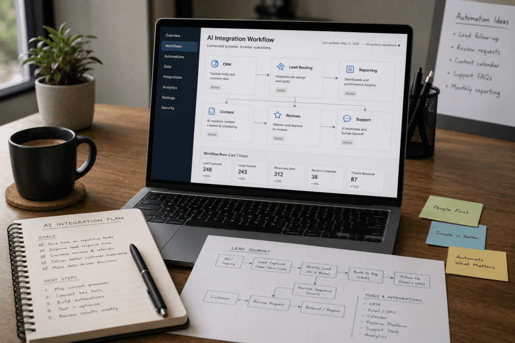 custom ai integration small business 2026