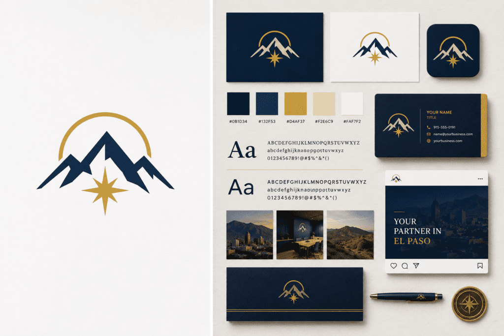 logo design vs visual identity system