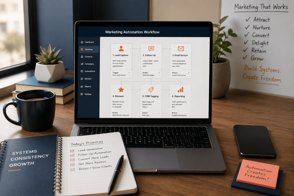 marketing automation workflows small business