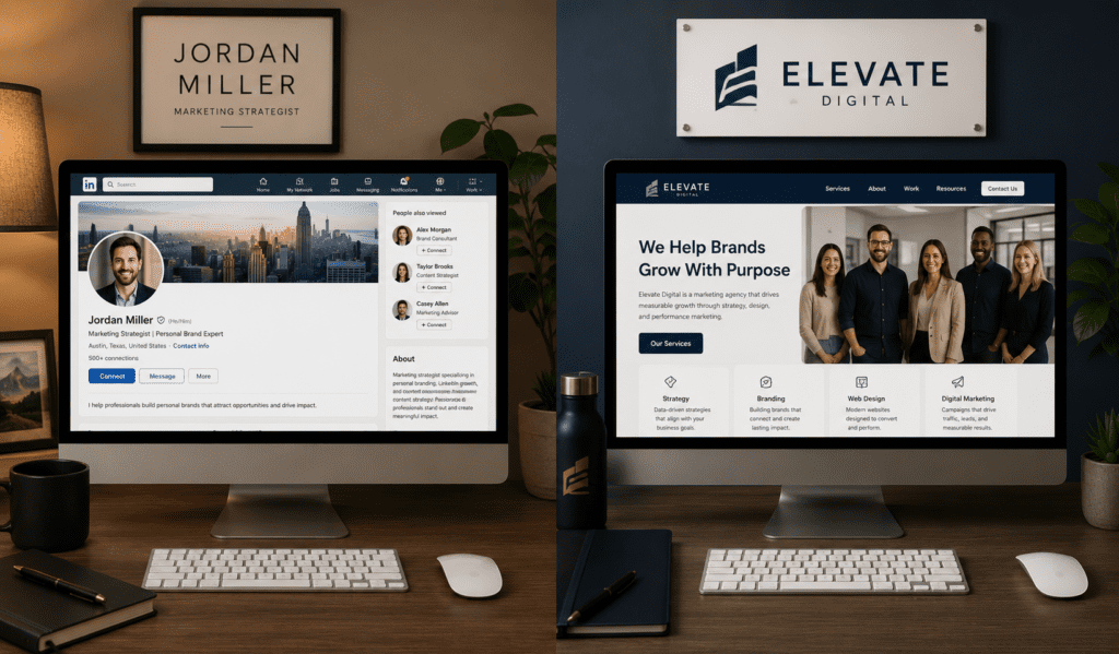 personal brand vs business brand strategy