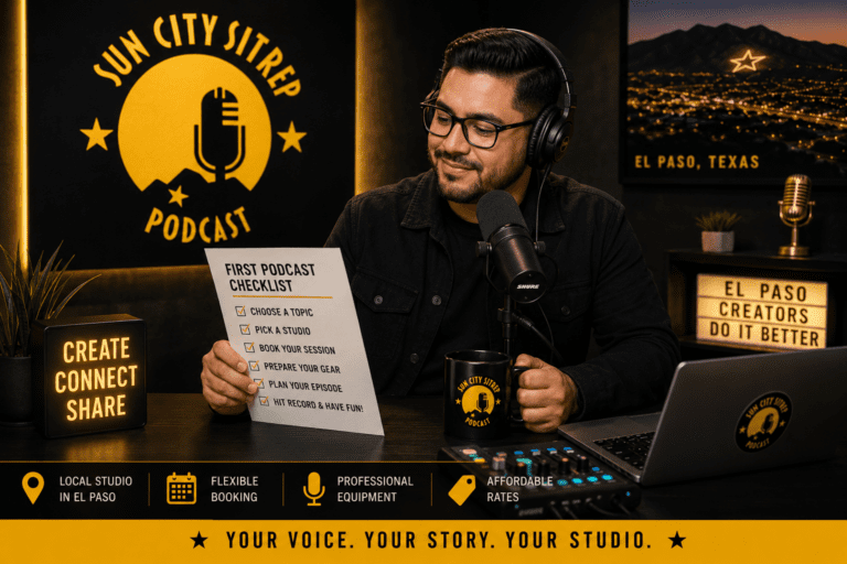 Podcast Recording Checklist First Time Hosts Need