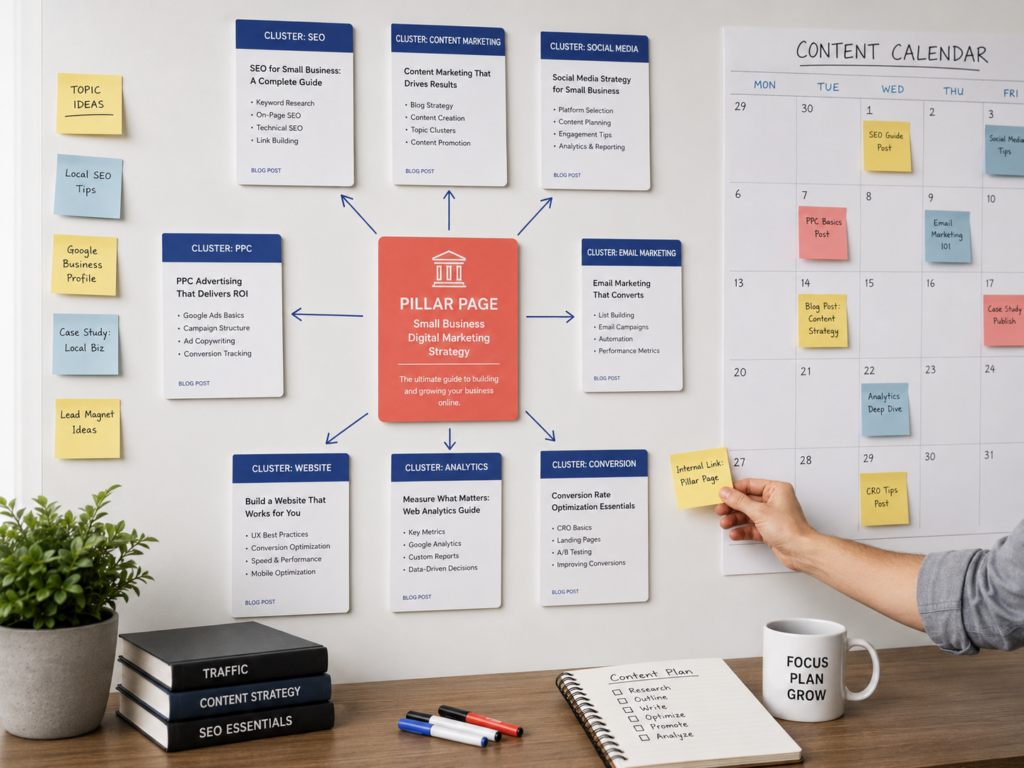 content system for business