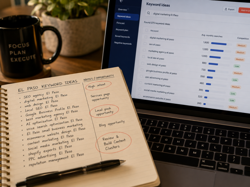 keyword research for service business