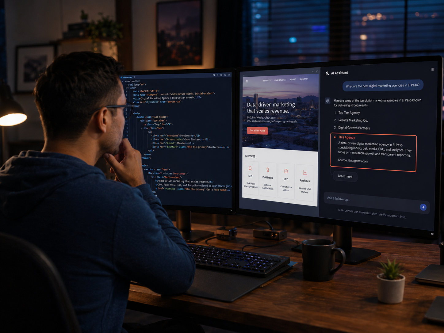 optimize website for AI search