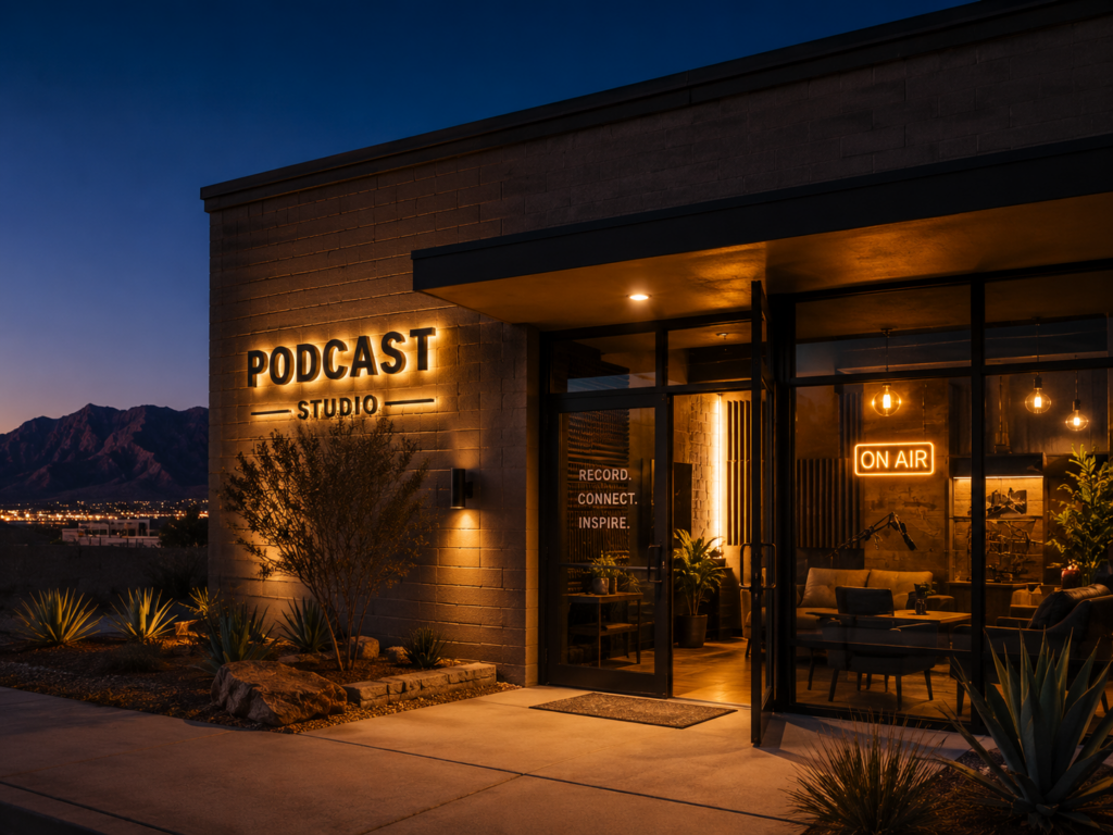 podcast studio near Fort Bliss