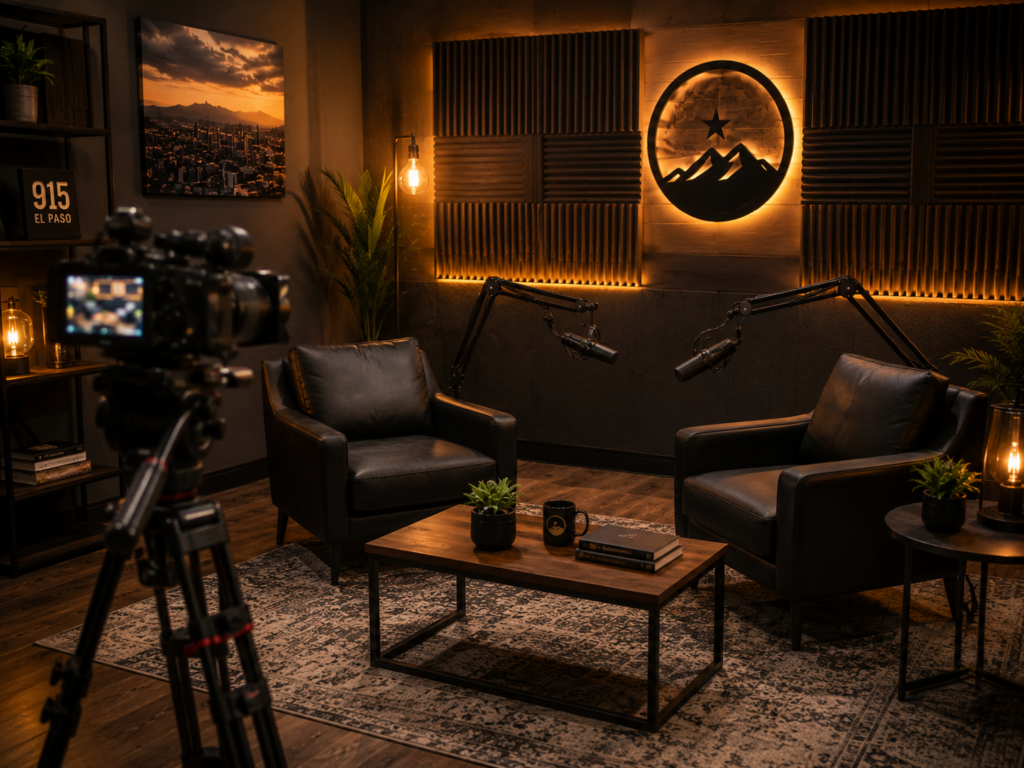podcast studio rental cost El Paso
