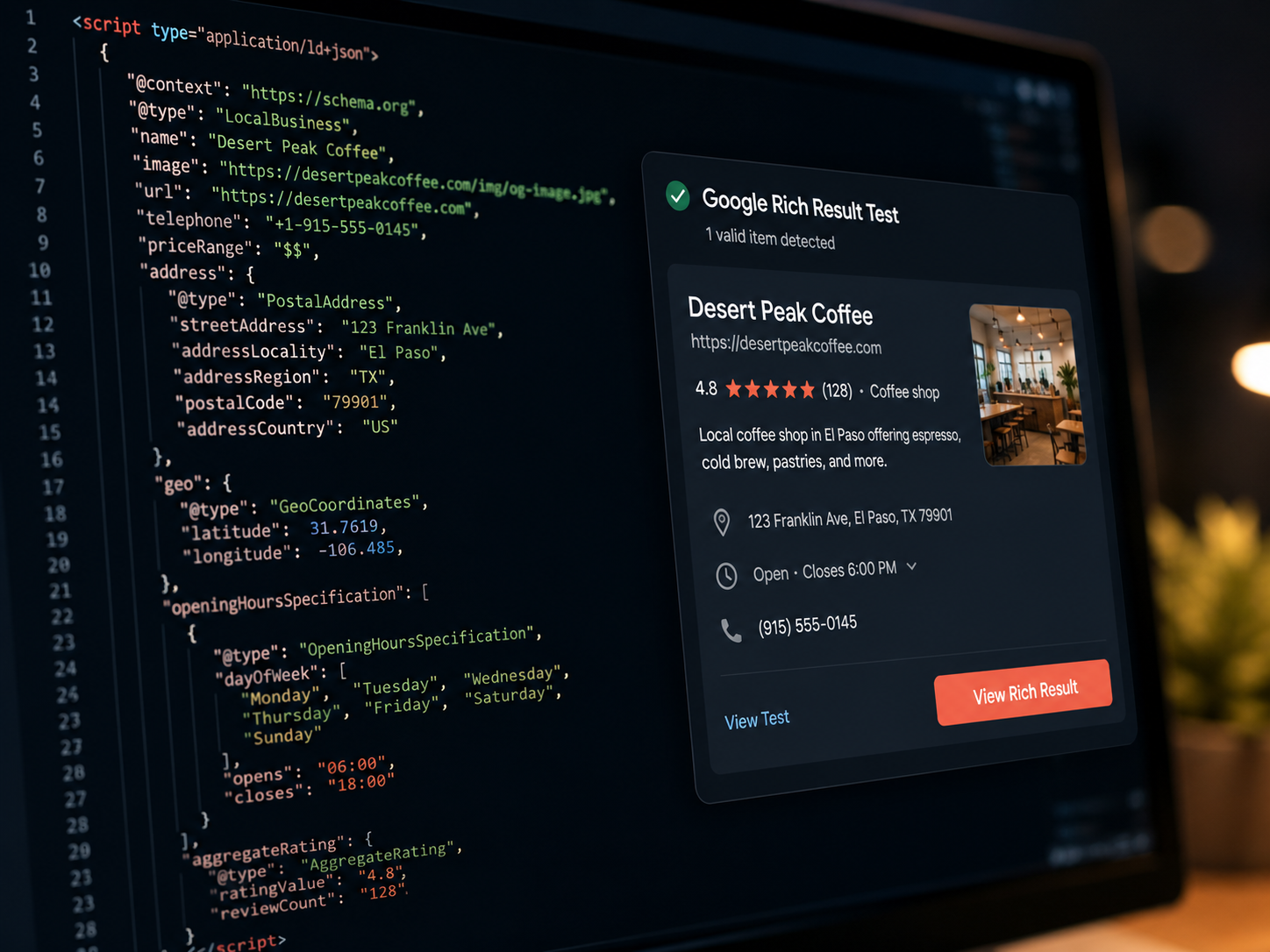 schema markup local business